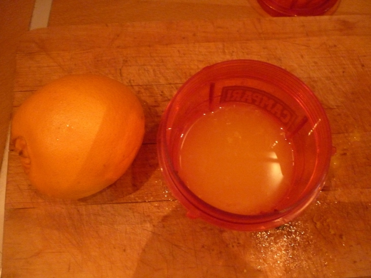 Апельсиновая овсяная каша: шаг 1