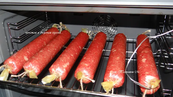 Колбаса домашняя вкусная: шаг 7