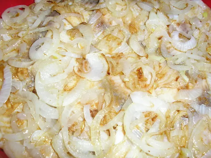 Рыбка под шубкой: шаг 3