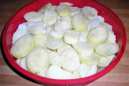 Рыбка под шубкой: шаг 4