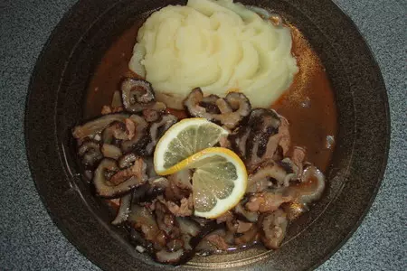 Скоблянка из кукумарии с мясом: шаг 8