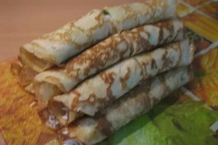 Курочка фаршированная блинами: шаг 5