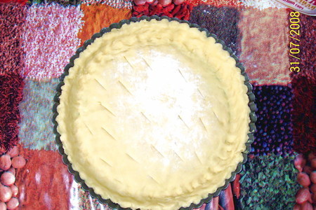 Песочный пирог с джемом  и посыпкой "штрейзель": шаг 2