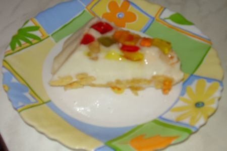 Торт-десерт битое стекло (вариант): шаг 1