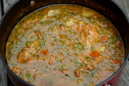Рисовый суп с курицей: шаг 2