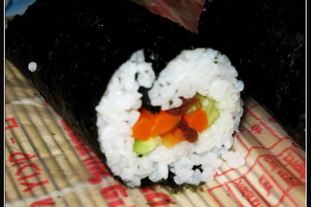 Вегетарианские суши-маки: шаг 4