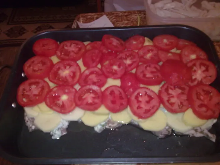Вариация на тему"мясо по французски": шаг 6
