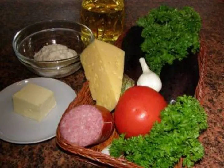 Баклажановые язычки: шаг 1