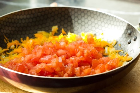 Меланзана рипьено с томатным соусом (фаршированные баклажаны): шаг 7