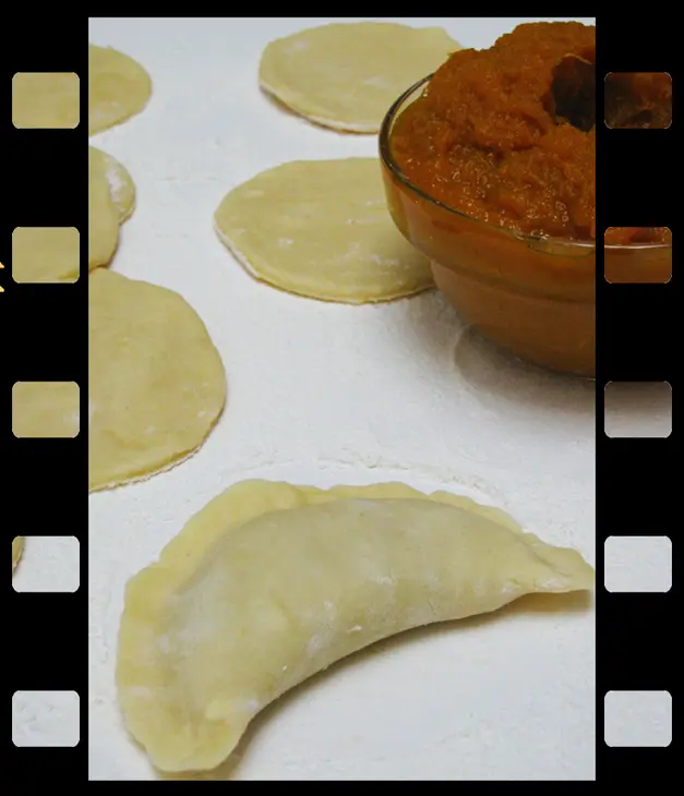 Тыквенный сок и сладкие песочные пирожки с тыквой для кулинаров-волшебников!: шаг 10