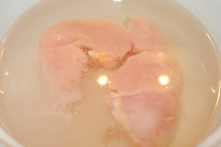Куриная грудка под соусом из тунца: шаг 1
