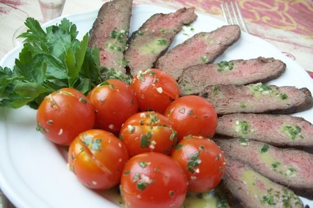Страчетти, салат из говядины- гриль: шаг 7