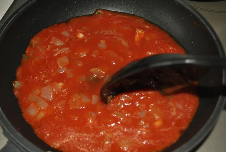 Melanzane alla parmigiana (пармиджана из баклажанов): шаг 4