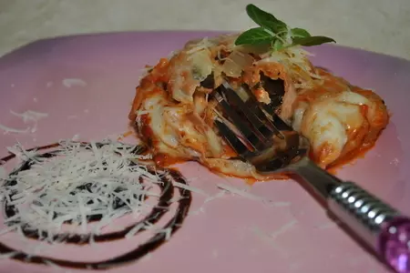 Melanzane alla parmigiana (пармиджана из баклажанов): шаг 21