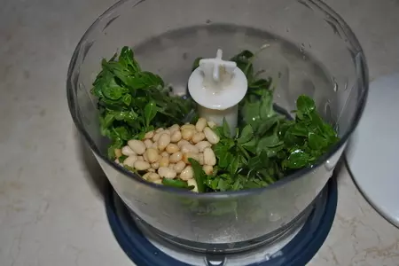 Fazzoletti di seta al pesto («шёлковые платочки» с соусом песто ): шаг 5