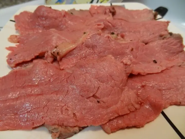 Ароматный, жареный, кусок мяса: шаг 7