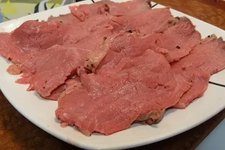 Ароматный, жареный, кусок мяса: шаг 9