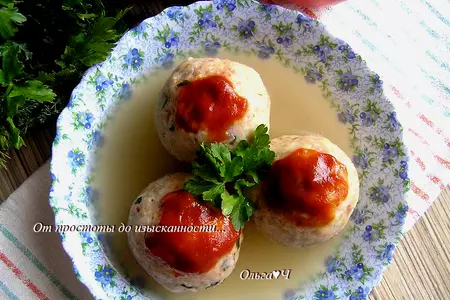 Канедерли из хлеба и колбас в бульоне: шаг 6
