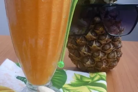 Смузи ананасовоморковный: шаг 5