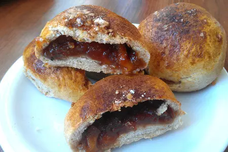 Булочки с яблочным повидлом и корицей: шаг 8