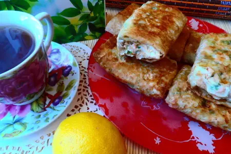 Ленивые рыбные пирожки.фм,доброе утро,родной!: шаг 6