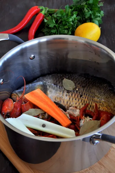 Солянка сборная рыбная "купеческая": шаг 4
