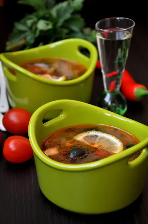 Солянка сборная рыбная "купеческая": шаг 13
