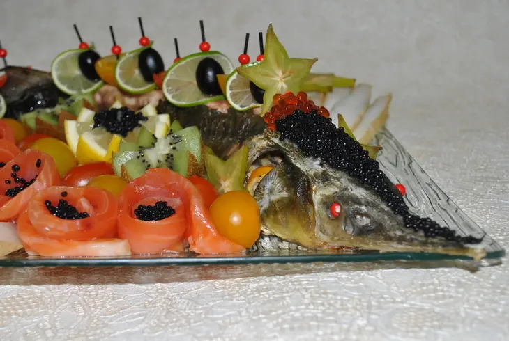 Деликатесный осетр, фаршированный к празднику или very important fish: шаг 17
