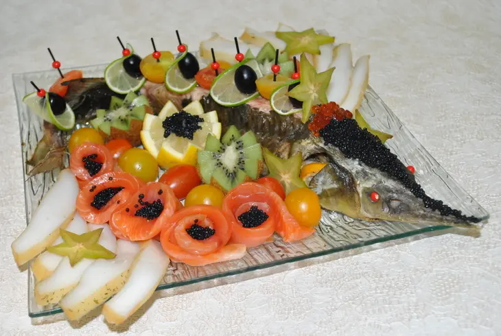 Деликатесный осетр, фаршированный к празднику или very important fish: шаг 18