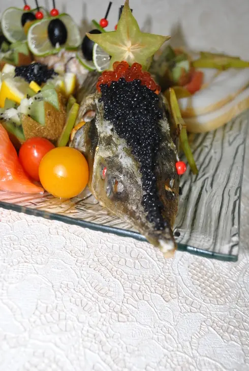 Деликатесный осетр, фаршированный к празднику или very important fish: шаг 19