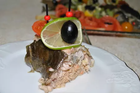 Деликатесный осетр, фаршированный к празднику или very important fish: шаг 20