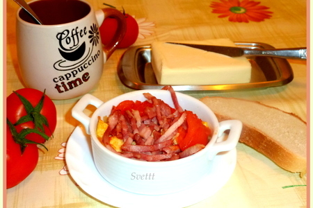 Завтрак для самого верного и надежного. баскская пиперада (фм): шаг 8