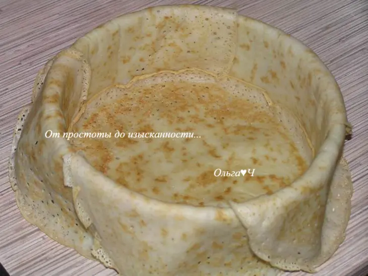 Блинный торт "вишня и грейпфрут": шаг 1