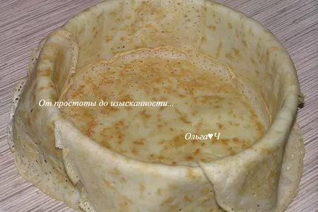 Блинный торт "вишня и грейпфрут": шаг 1