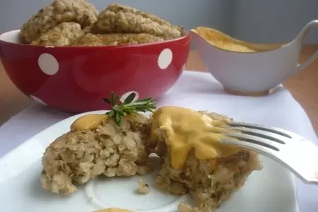 Котлеты из перловой крупы с творожным сыром: шаг 5
