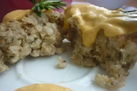 Котлеты из перловой крупы с творожным сыром: шаг 6