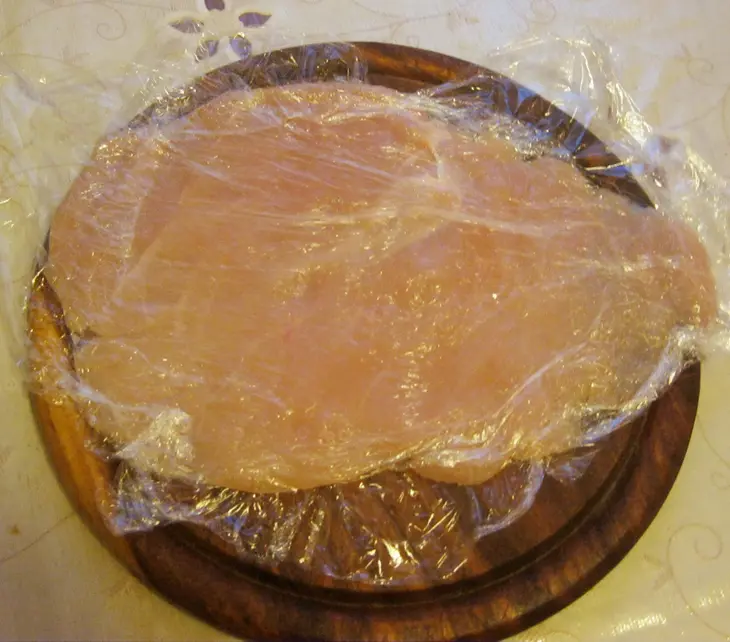 Куриный рулет с овощами: шаг 4