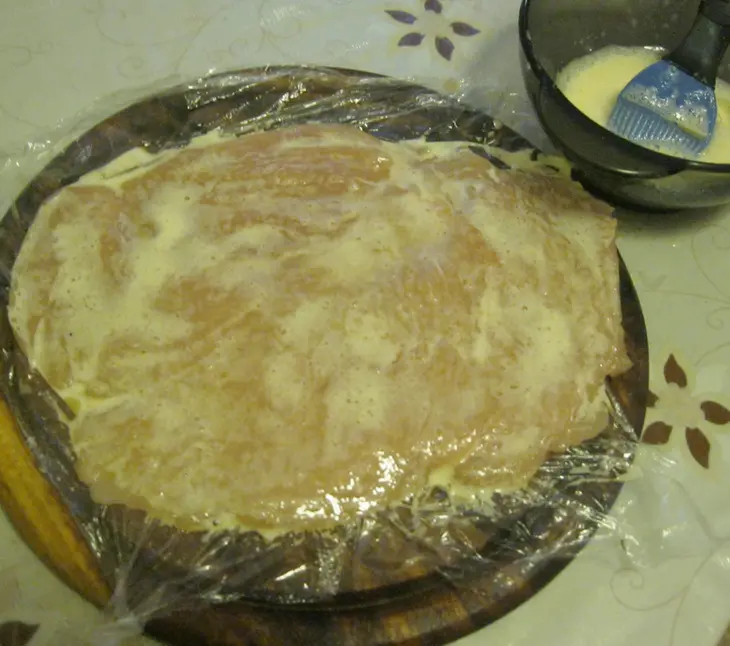 Куриный рулет с овощами: шаг 6