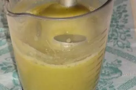 Молочное бланманже из фасоли и гороха: шаг 3