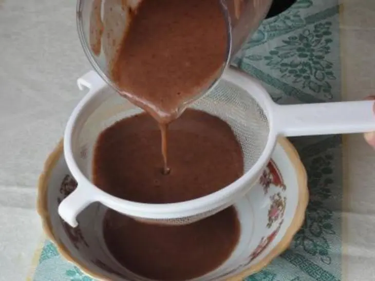 Молочное бланманже из фасоли и гороха: шаг 6