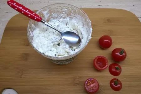 Черри с козьим сыром: шаг 3