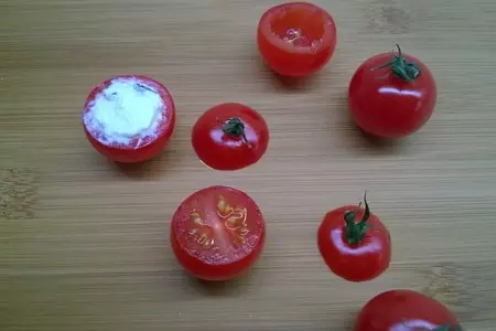 Черри с козьим сыром: шаг 4