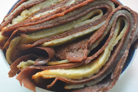Блины "улитка": шаг 7