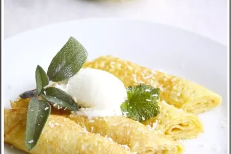 Блины на кокосовом молоке с кокосовой стружкой.: шаг 4