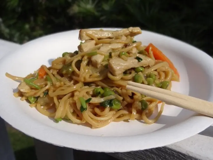 Лапша с мясом и овощами: шаг 8