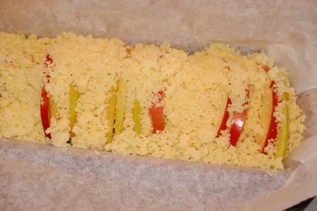 Пирог  с яблоками и штрейзелем: шаг 7