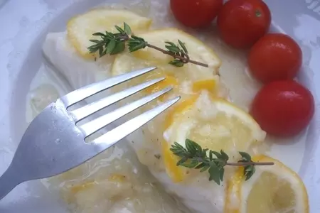 Зубатка под соусом с лимонной ноткой: шаг 7