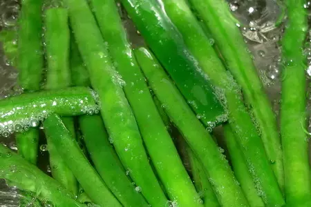 Салат из стручковой фасоли и красной чечевицы: шаг 6