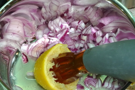 Канапе с креветками и грейпфрутом с кисло-сладким соусом: шаг 2