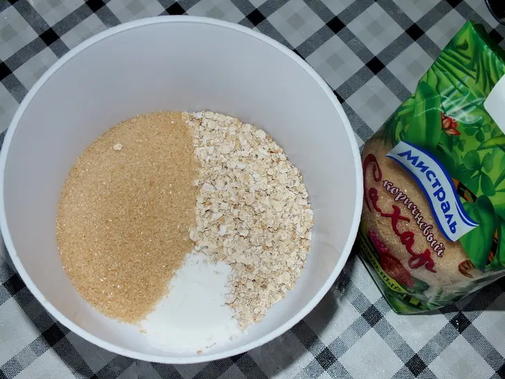 Овсяные кексы с коричневым сахаром: шаг 1